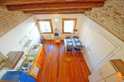 Cucina o angolo cottura di Ca Ponte dei Greci S163