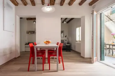 Area soggiorno di San Giacomo dall'Orio Garden Apartment R&R