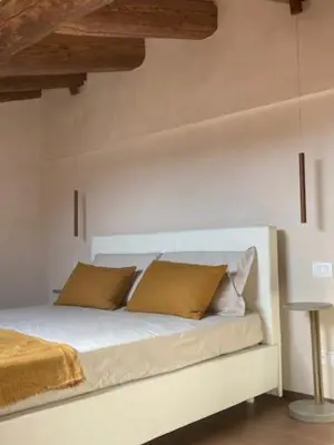 Letto o letti in una camera di Palazzetto Dieda