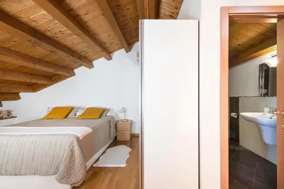 Letto o letti in una camera di Duplex2 at the entrance of Venice, cozy and relax