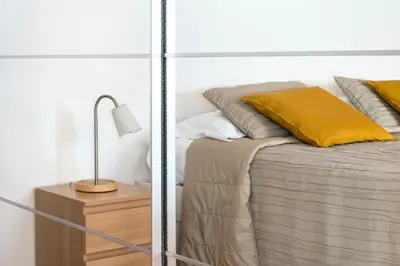 Letto o letti in una camera di Duplex2 at the entrance of Venice, cozy and relax