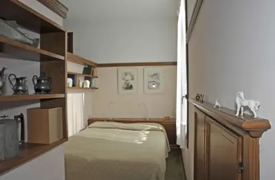 Letto o letti in una camera di Monolocale luminosissimo