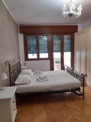 Letto o letti in una camera di Esclusive Family Apartment