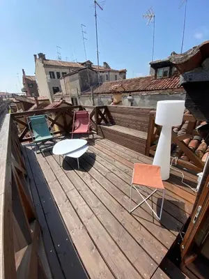 Balcone o terrazza di Casa Virginia direct at the canal Cannaregio with own roof terrace