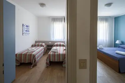 Letto o letti in una camera di Appartamento Calmo 1SX