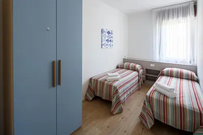 Letto o letti in una camera di Appartamento Calmo 1SX