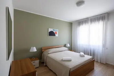 Letto o letti in una camera di Appartamento Calmo 1DX