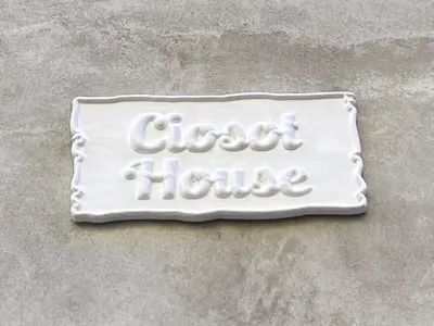 Certificato, attestato, insegna o altro documento esposto da CIOSOT HOUSE