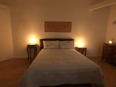 Letto o letti in una camera di Al Vecchio Essicatoio