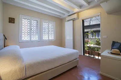 Letto o letti in una camera di Ca' Minore Secret Garden