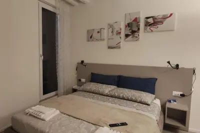 Letto o letti in una camera di Alla Crosera del Santo