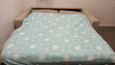 Letto o letti in una camera di Momy House