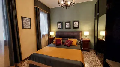 Letto o letti in una camera di Antico Rio Acqua Dolce apartment