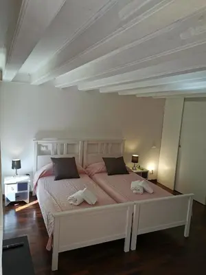 Letto o letti in una camera di San Marco Square WI-FI fibra in the fashion district 493