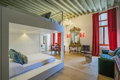 Area soggiorno di Corte Rubbi 3 Deluxe Studio-Apartment
