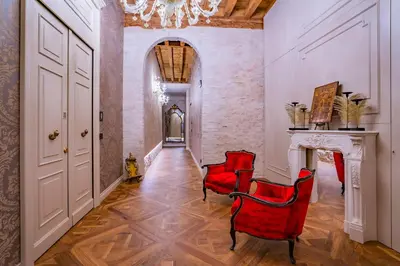 Area soggiorno di Corte Rubbi 3 Deluxe Studio-Apartment