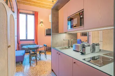 Cucina o angolo cottura di Corte Rubbi 5 Deluxe Studio-Apartment
