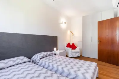 Letto o letti in una camera di GuestHost - Venice Lido Wonderful Apartment with Terrace