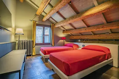 Letto o letti in una camera di Corte Rubbi 10 Luxury Three-bedroom apartment -Dimora Italia -