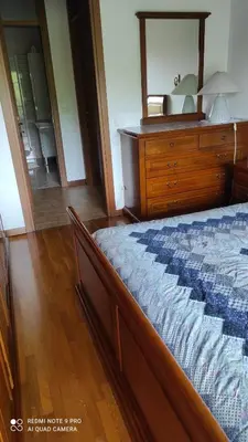 Letto o letti in una camera di Bilocale Padova zona Stanga