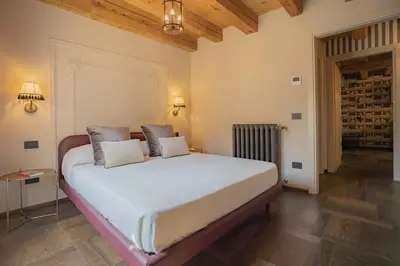 Letto o letti in una camera di Corte Rubbi 8 Luxury Two-bedroom Apartment -Dimora Italia -