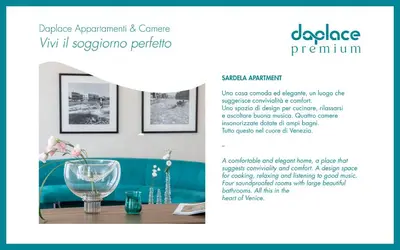Planimetria di Daplace - Sardela Apartment