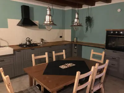 Cucina o angolo cottura di Cá Greta