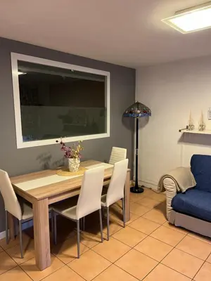 Area soggiorno di Da Esterina appartamento sulla riviera del Brenta