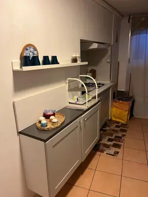 Cucina o angolo cottura di Da Esterina appartamento sulla riviera del Brenta