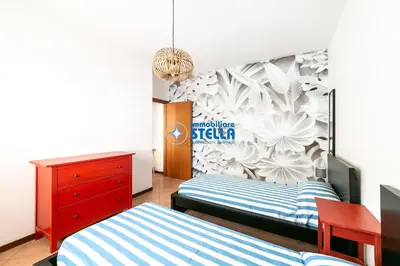 Letto o letti in una camera di Condominio Edda