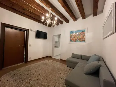 TV o dispositivi per l'intrattenimento presso Ca Marga Cannaregio - Central Venetian Style 2 bedroom apartment