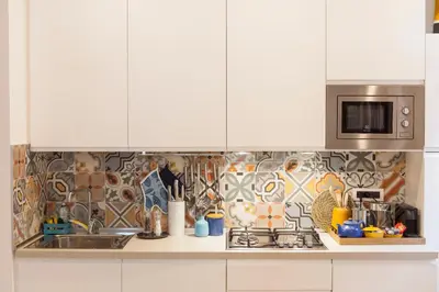 Cucina o angolo cottura di luxurious and quiet apartment in the lively heart of Venice