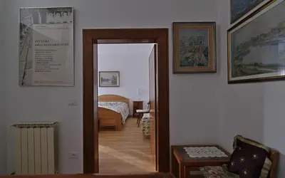 Letto o letti in una camera di Casa degli Artisti