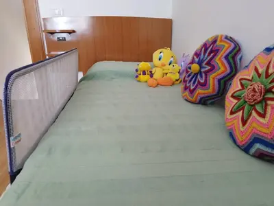 Letto o letti in una camera di Casa degli Artisti