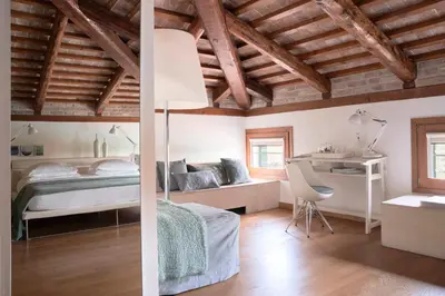 Letto o letti in una camera di Venissa Wine Resort