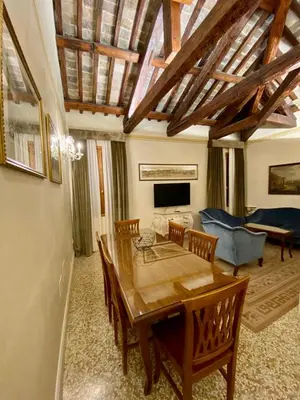 Area soggiorno di San Gregorio Venice Apartments