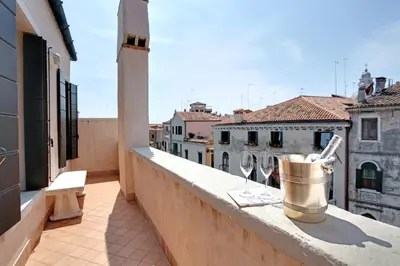 Balcone o terrazza di Palazzo Schiavoni Residenza d'epoca & Suite-Apartments