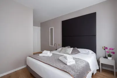 Letto o letti in una camera di Locanda Herion