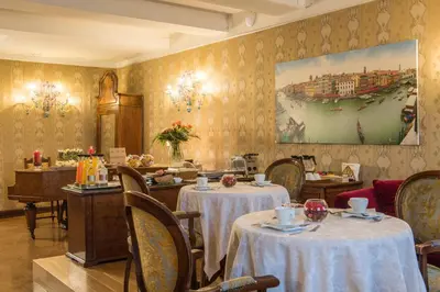Area soggiorno di Palazzo Bembo - Exclusive Accommodation