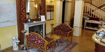Area soggiorno di Hotel Villa Delle Palme