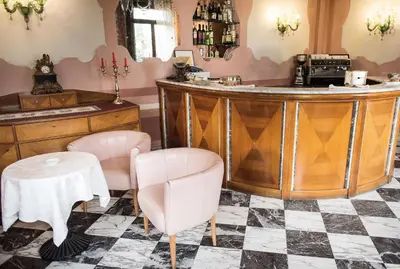 Salone o bar di Hotel Villa Stucky