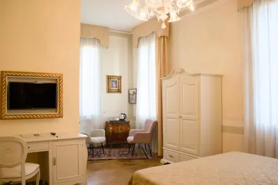 Letto o letti in una camera di Hotel Villa Stucky