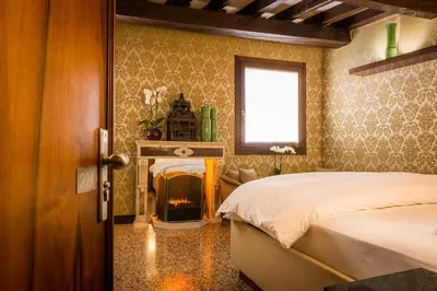 Letto o letti in una camera di Ca Maria Adele