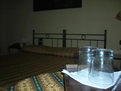 Letto o letti in una camera di Hotel Agli Artisti