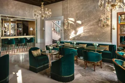 Area soggiorno di Hotel Gabrielli Venezia - Starhotels Collezione