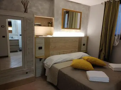Letto o letti in una camera di Bed & Breakfast Ca'Bassano