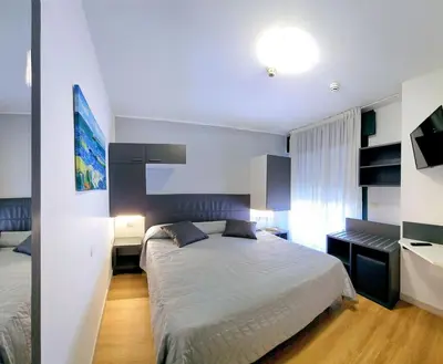 Letto o letti in una camera di Hotel Panorama