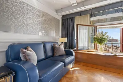 Area soggiorno di Canaletto Luxury Suites - San Marco Luxury