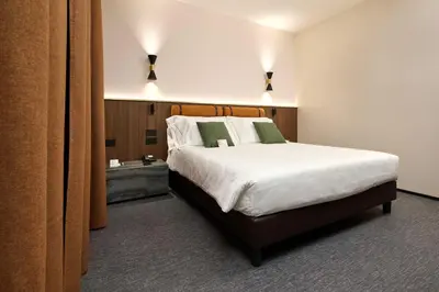 Letto o letti in una camera di Best Western Hotel Biri