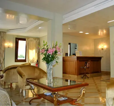 Area soggiorno di Hotel Carlton Capri